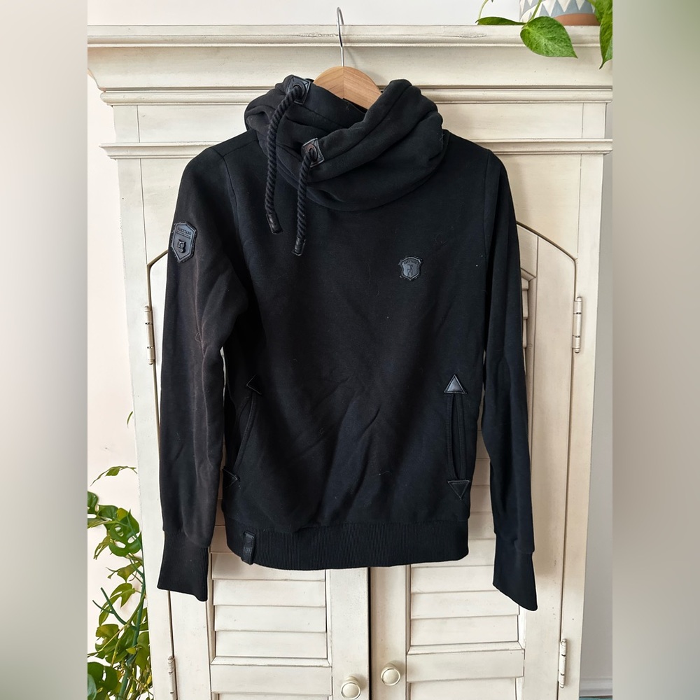 Naketano Black Hoodie Sweatshirt